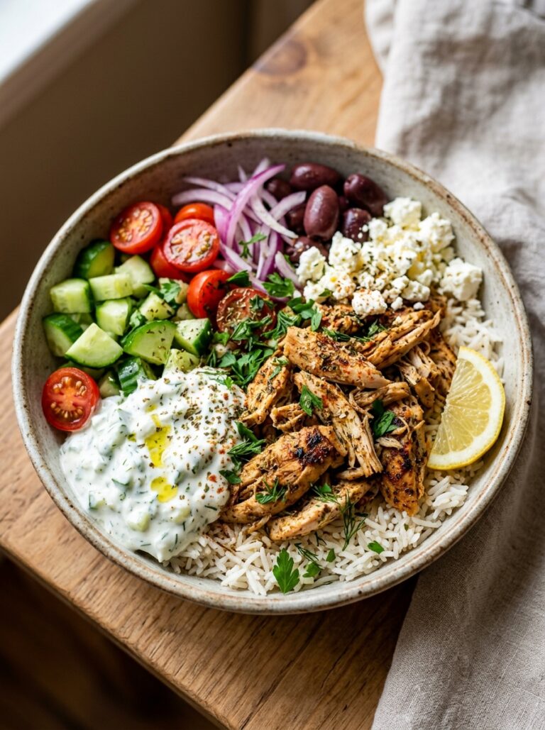 rotisserie chicken gyro bowls: Easy Homemade Recipe 17 Rotisserie chicken gyro bowls 202605042345