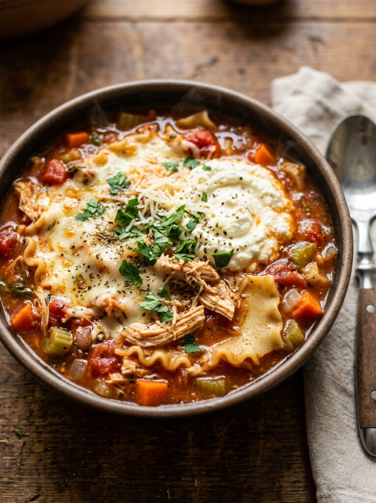 Rotisserie Chicken Lasagna Soup 12 Rotisserie chicken lasagna soup 202605122217