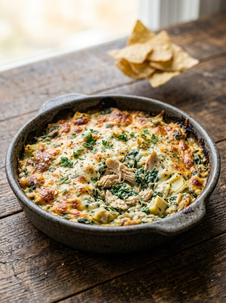 Rotisserie Chicken Spinach Artichoke Dip: The Ultimate 5-Ingredient Recipe 17 Rotisserie chicken spinach artic… 202605162157