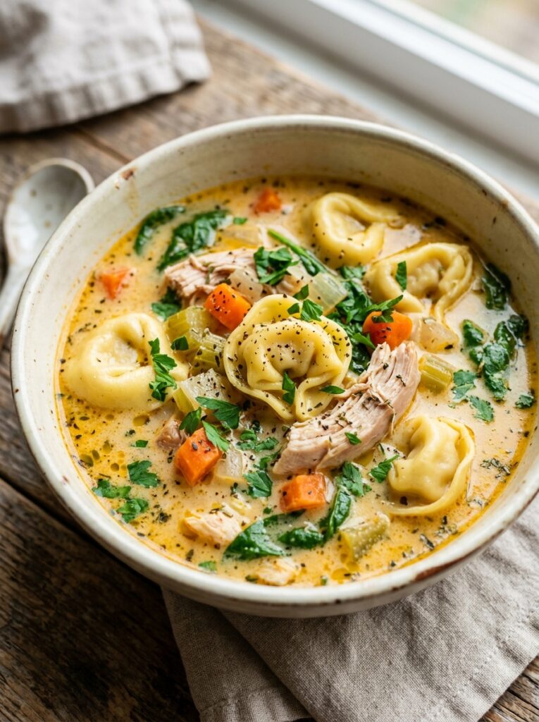 Rotisserie Chicken Tortellini Soup 12 Rotisserie chicken tortellini soup 202605101424