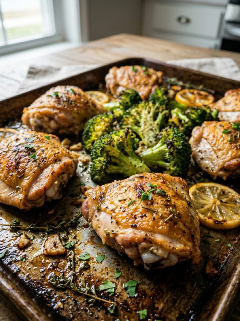 Sheet Pan Chicken Thighs and Broccoli: Easy One-Pan Dinner Recipe 12 Sheet pan chicken broccoli recipe 202605241800