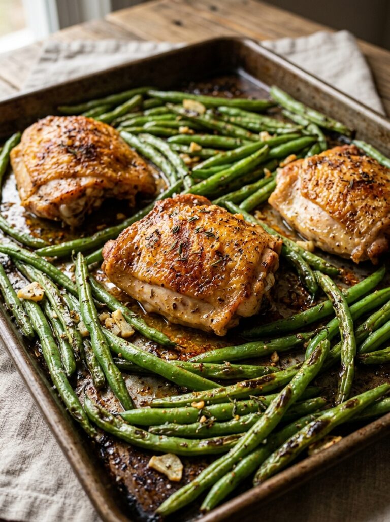Sheet pan chicken thighs green 202605241601