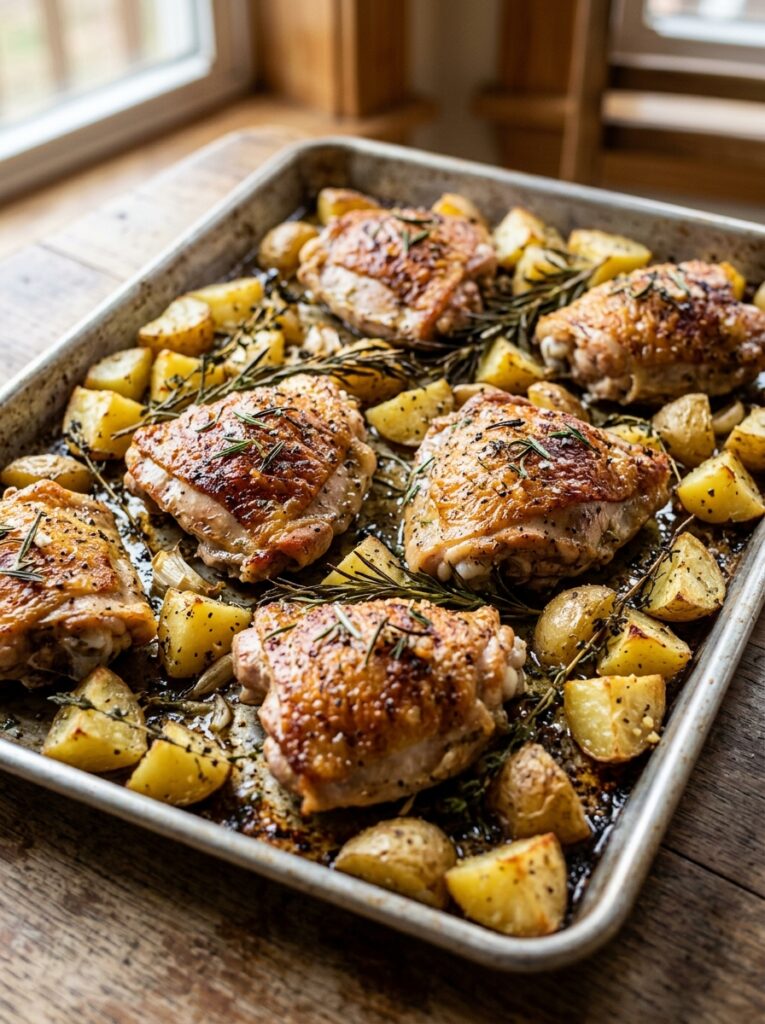 Sheet Pan Chicken Thighs and Potatoes: The Ultimate One-Pan Meal 12 Sheet pan chicken thighs potatoes 202605221946
