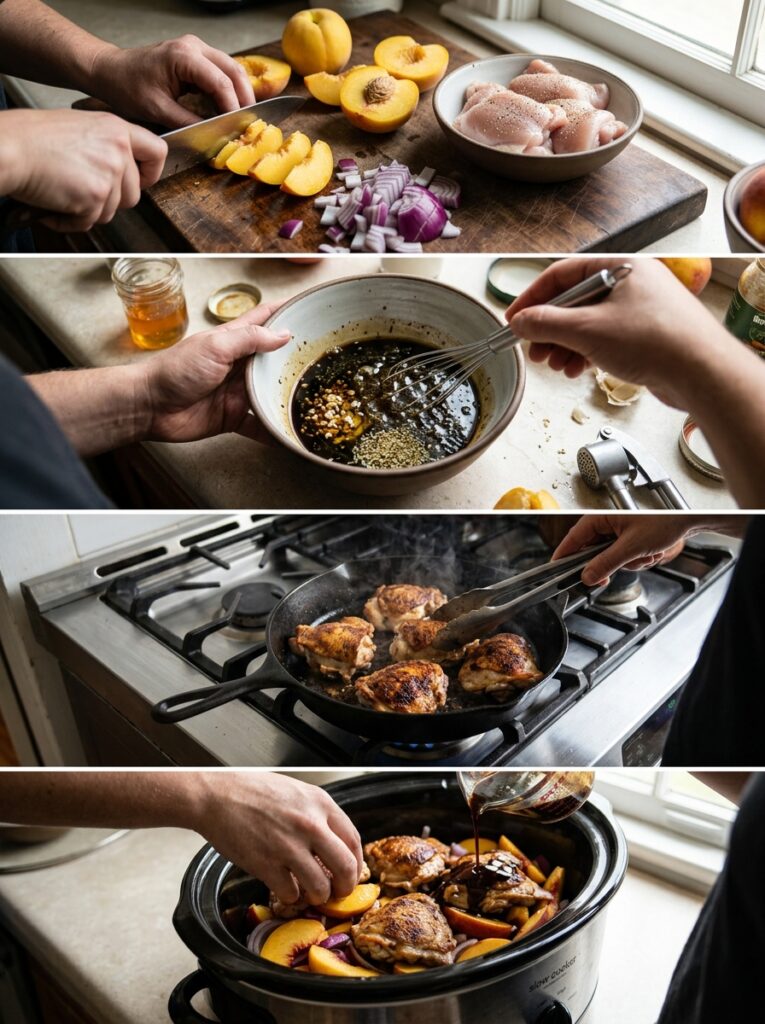 slow cooker balsamic chicken with peaches: Easy, Flavor-Packed Recipe 14 Slow cooker balsamic chicken pea… 202605082054 1