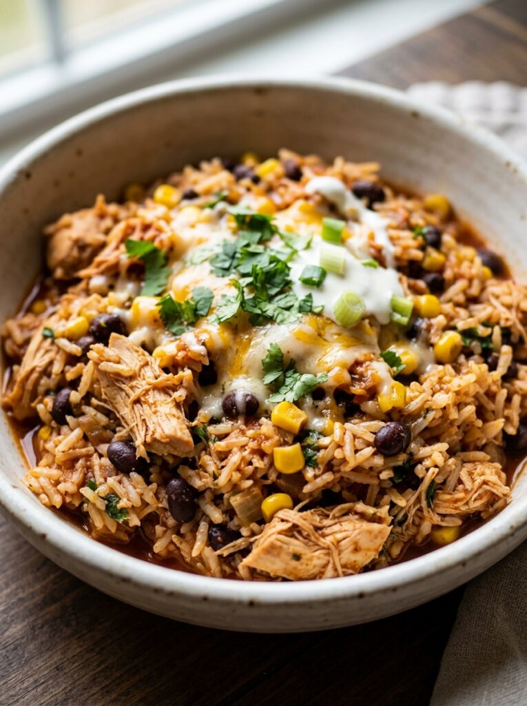 Slow Cooker Chicken Enchilada Rice 12 Slow cooker chicken enchilada rice 202605251523