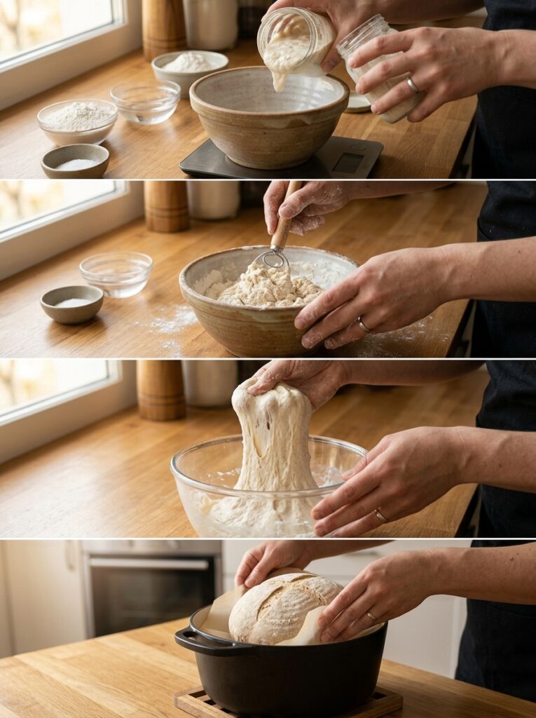 Sourdough bread recipe step step 202606111849