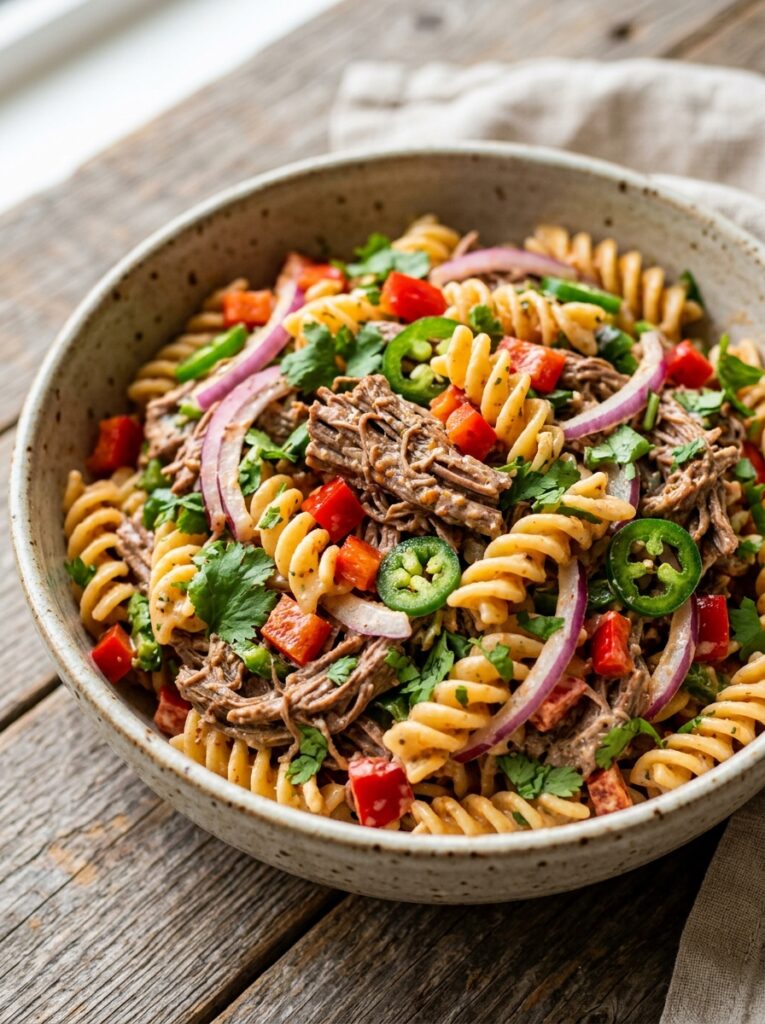 Spicy Chipotle Ranch Shredded Beef Pasta Salad: A Bold, Flavor-Packed Meal for Any Occasion 1 Spicy beef pasta salad 202606062050