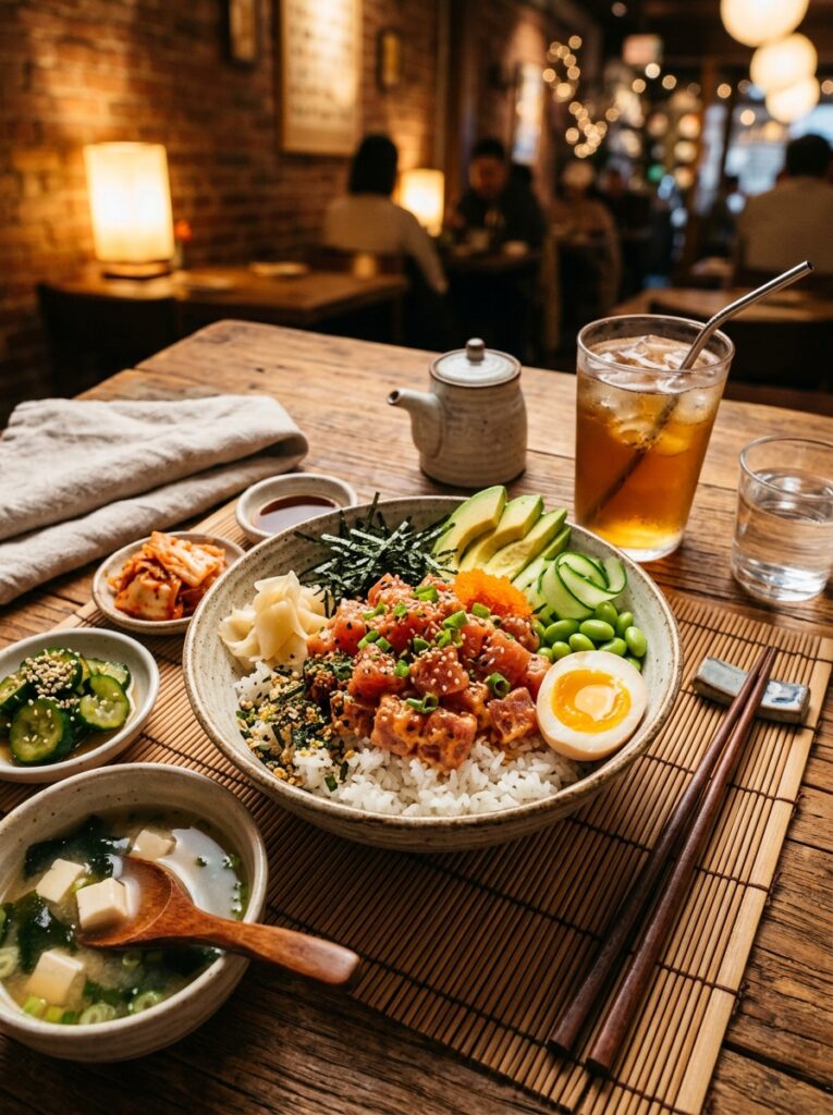 Quick spicy tuna rice bowl 15 Spicy tuna rice bowl setup 202606081840