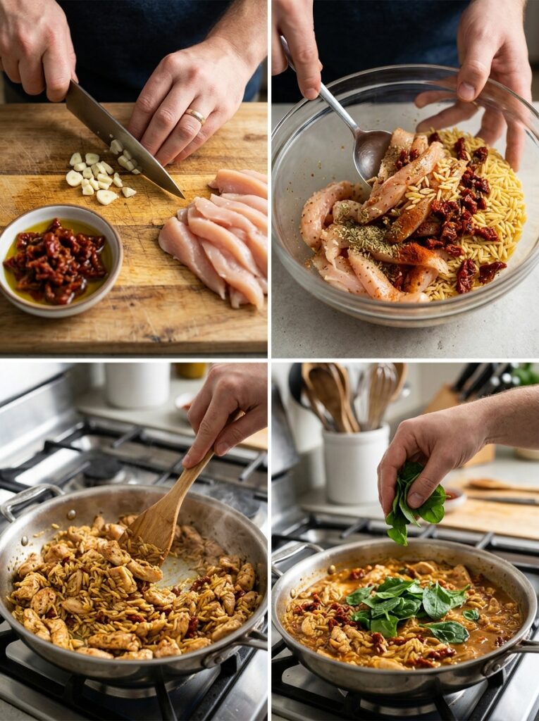 Sun Dried Tomato Chicken Orzo Recipe 14 Sun dried tomato chicken orzo 202605251535