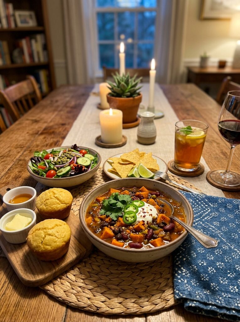 Healthy Sweet Potato Chili 15 Sweet potato chili side dishes 202606071935