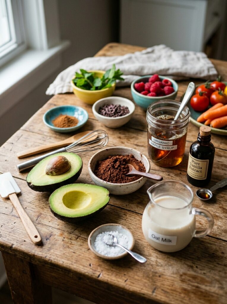 Vegan chocolate avocado mousse silk 13 Vegan chocolate avocado mousse i… 202606121607
