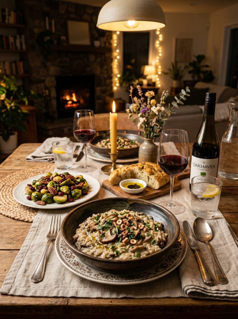 Creamy Vegan Mushroom Risotto Arborio Recipe 15 Vegan mushroom risotto setup 202606121559
