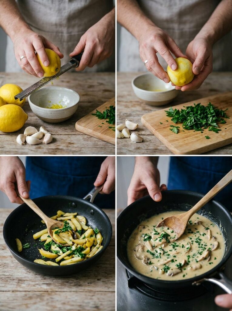 zaatar lemon chicken thighs: Aromatic Mediterranean Dinner 14 Zaatar lemon chicken thighs cooking 202605032254